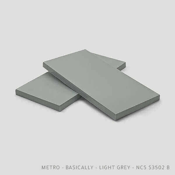 Metro Basically Light Grey Click'n Tile Canada ClickDeco