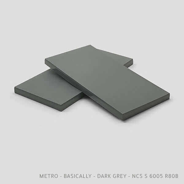 Metro Basically Dark Grey Click'n Tile Canada ClickDeco
