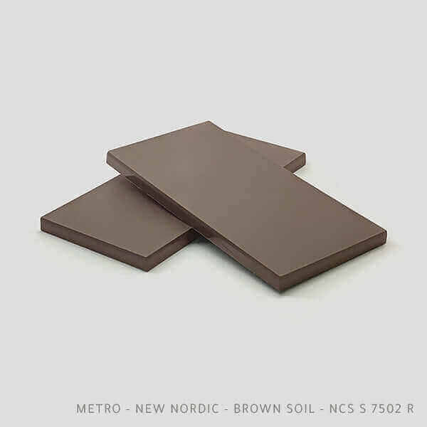 Metro New Nordic Brown Soil Click'n Tile Canada ClickDeco