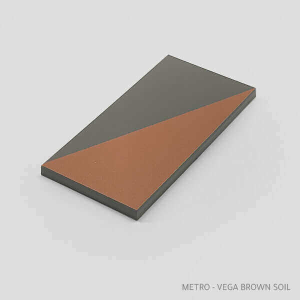 VEGA Brown Soil Metro Click'n Tile Canada ClickDeco