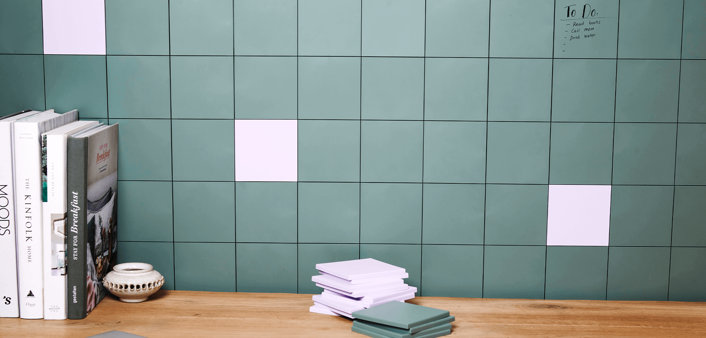 clickntile_green.png Click Deco Tile Backsplash