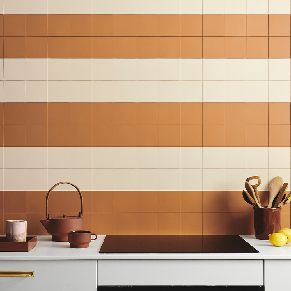 Alternative à la Céramique pour votre Dosseret de Cuisine, les Tuiles Click’n Tile de ClickDeco