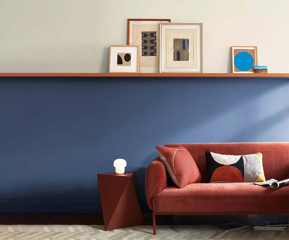 Blue Nova et Click'n Tile : L'Harmonie Parfaite pour votre Décoration en 2024 | Découvrez le Blue Nova de Benjamin Moore, la teinte éclatante de 2024, avec Click Deco. Transformez votre intérieur avec Click'n Tile, notre solution de tuiles modulables.