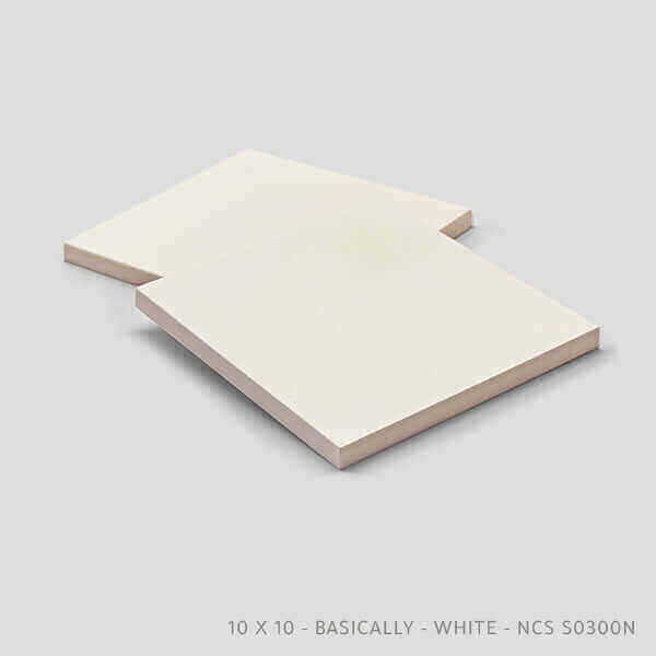 Ensemble Petit Espace 10x10 Carré Click'n Tile Canada ClickDeco #couleur_Basically White